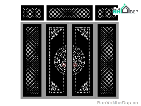 cổng cnc đẹp,cánh cổng đẹp,cổng đẹp 4 cánh