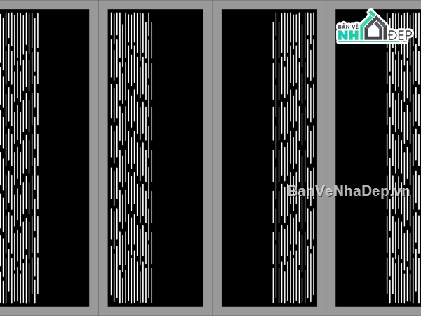 Cổng 4 cánh,Cổng cnc 4 cánh đẹp,Cổng 4 cánh dxf đẹp