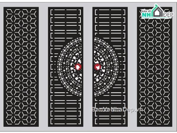 cổng trống đồng cnc,cổng 4 cánh cnc,cổng trống đồng