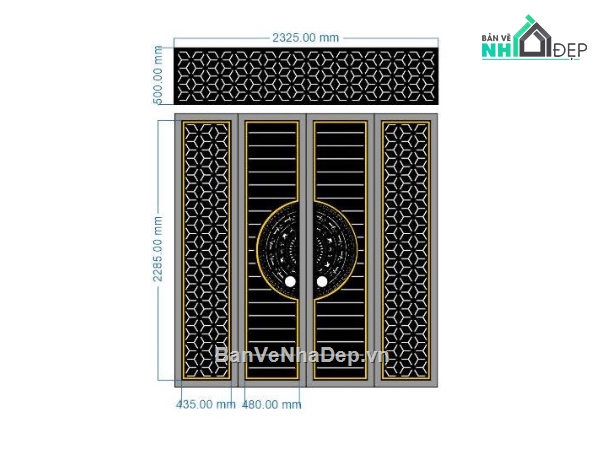cổng 4 cánh cnc,cổng trống đồng cnc,trống đồng,cổng trống đồng