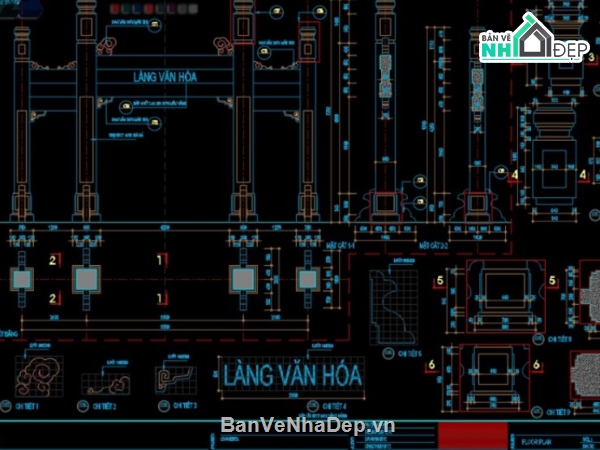 cổng làng đẹp,cad cổng làng văn hóa,cổng làng văn hóa đẹp
