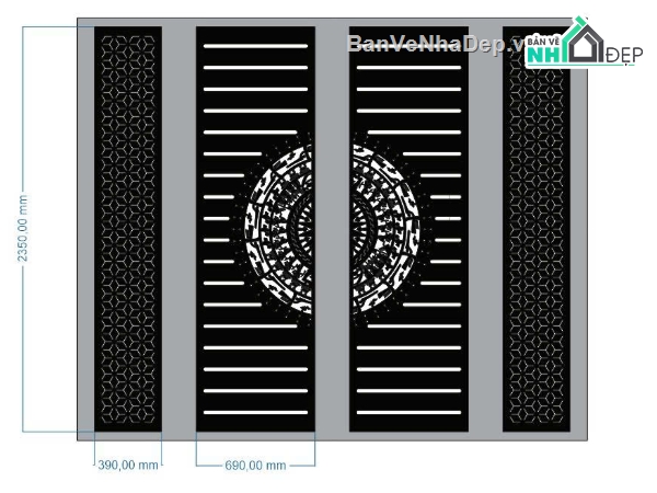 Cổng trống đồng cnc dxf,Cổng cnc,cổng trống đồng vạn sự như ý