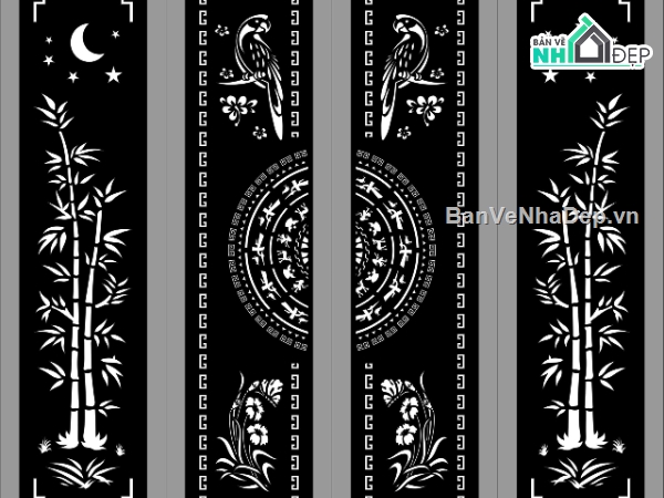 cổng mới nhất,cổng chim cnc,cổng cnc trúc,cnc cổng trúc