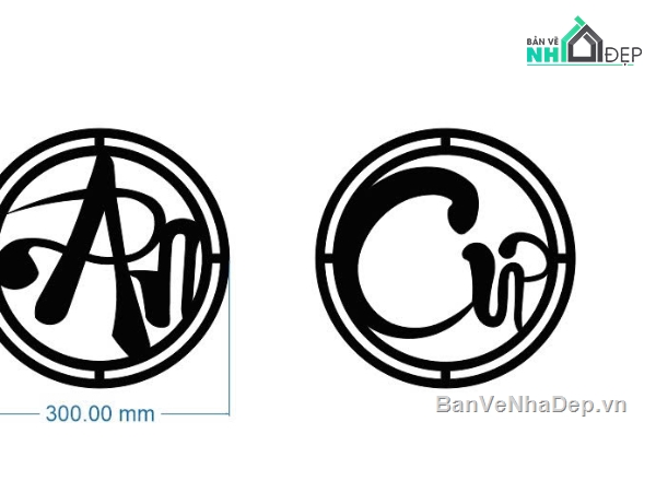 chữ An Cư Lạc Nghiệp,file dxf chữ,chữ cnc file dxf