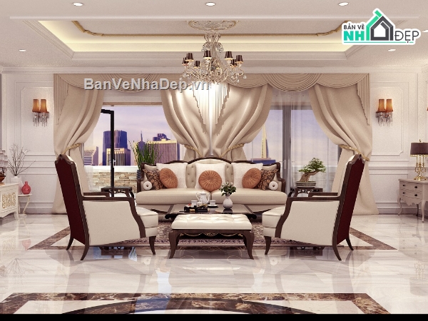 3d sketchup Phòng khách,Phòng khách file sketchup,Model su phòng khách\,File sketchup phòng khách,Phòng khách model su