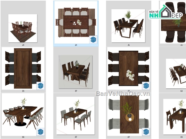 Sketchup bàn ghế gỗ,File su bàn ghế gỗ,Model sketchup bàn ghế gỗ,File sketchup bàn ghế gỗ,chung cư sunrise city,Su bàn ghế gỗ