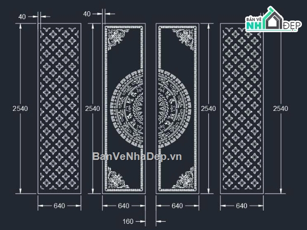 Cổng 4 cánh cnc bông tuyết,file dxf cổng trống đồng bông tuyết,cổng trống đồng bông tuyết