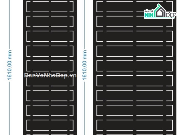 Cổng nan,file dxf cổng 4 cánh cnc,cổng 4 cánh