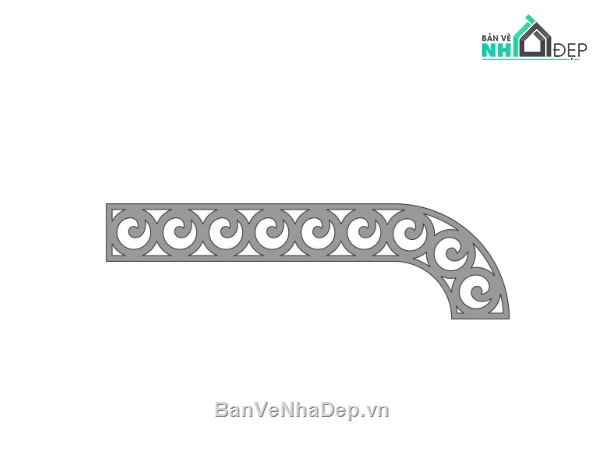 diềm mái kính,diềm mái kính cnc,file dxf diềm mái kính