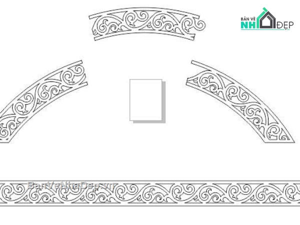 Diềm mái kính,Diềm mái kính cnc,file dxf diềm mái kính