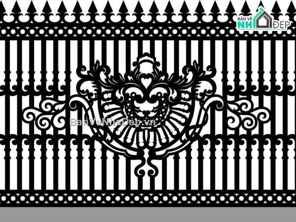 Hàng rào cnc file dxf,Hàng rào file dxf,Hàng rào cnc dxf