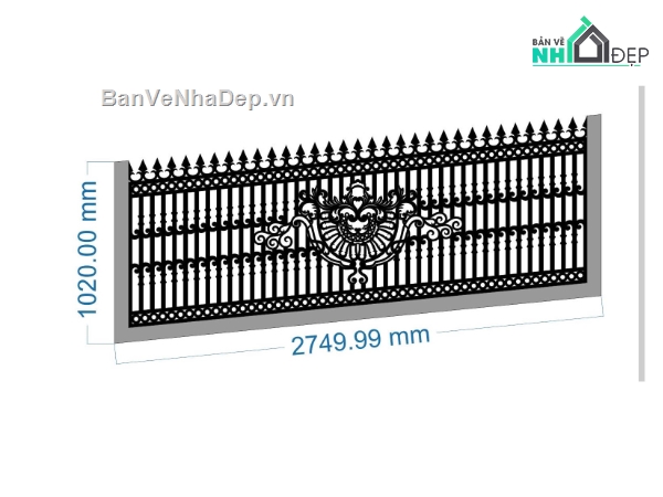 Hàng rào,file dxf hàng rào,hàng rào cnc