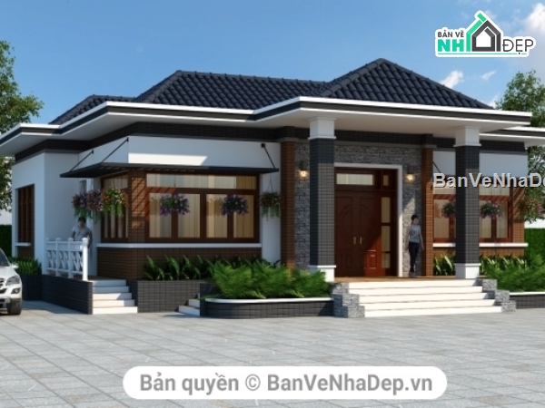 3dmax nhà vườn,biệt thự nhà vườn,File 3dmax Biệt thự nhà vườn