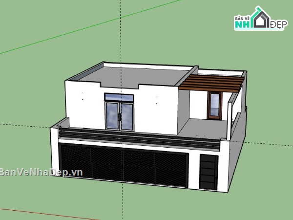 Biệt thự 2 tầng,model su biệt thự 2 tầng,file su biệt thự 2 tầng