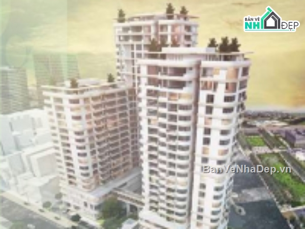 Thiết kế 3DMAX,Khu dân cư,Chung cư cao tầng,Nhà dân 3 tầng,chung cư cao tầng