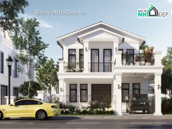 biệt thự 2 tầng,phối cảnh biệt thự 2 tầng,Model 3dsmax ngọi cảnh biệt thự,3dmax ngoại cảnh biệt thự,thiết kế biệt thự 2 tầng