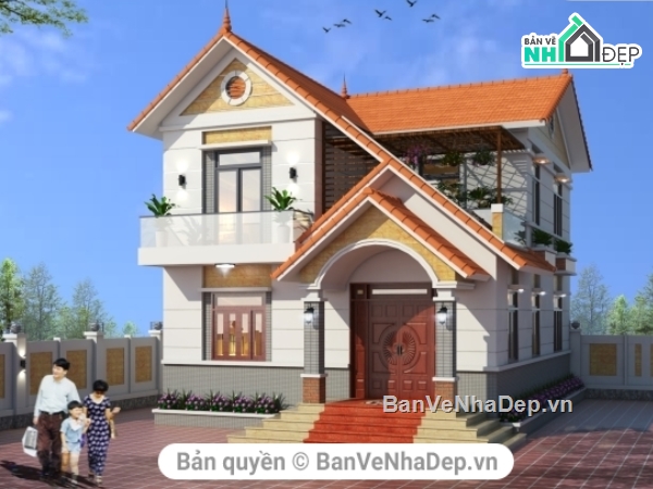 biệt thự 2 tầng,kiến trúc biệt thự,kiến trúc nhà 2 tầng,bản vẽ biệt thự 2 tầng,file cad biệt thự 2 tầng,thiết kế kiến trúc biệt thự