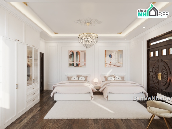 sketchup Phòng ngủ,File sketchup nội thất,sketchup nội thất,file sketchup phòng ngủ,Model Sketchup Phòng ngủ,nội thất phòng ngủ