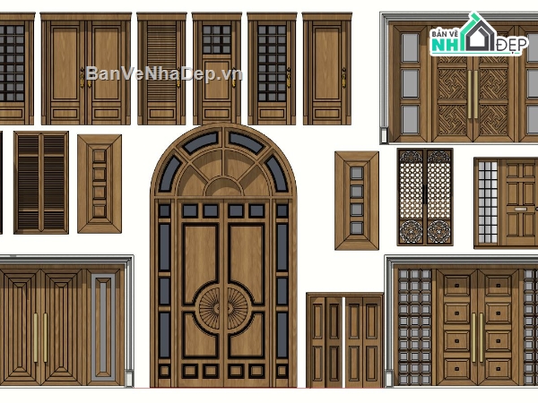 File CNC cửa sketchup,sketchup bộ cửa,bộ cửa model su