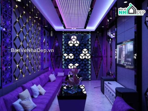 sketchup nội thất karaoke,phòng karaoke file su,phòng karaoke file sketchup,sketchup quán karaoke