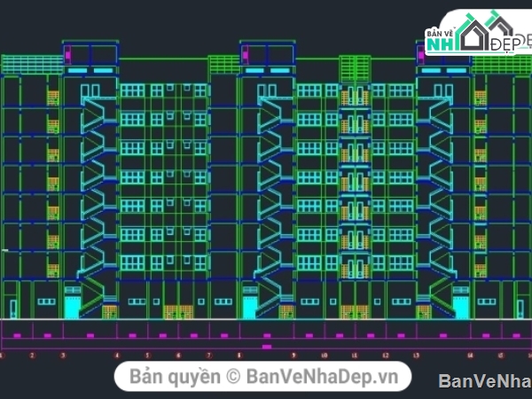 Chung cư A4 Phan Xích Long,Chung cư Phan xích long,Đồ án chung cư