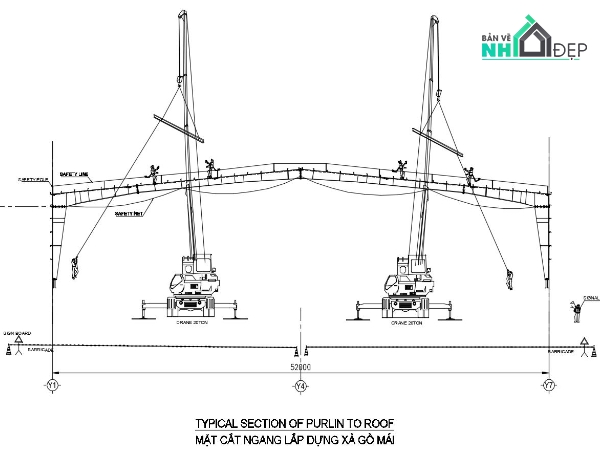 biện pháp thi công nhà,Bản vẽ thi công nhà xưởng,biện pháp thi công nhà khung thép,Bản vẽ thi công kết cấu thép,Biện pháp thi công khung thép tiền chế,Biện pháp thi công nhà máy