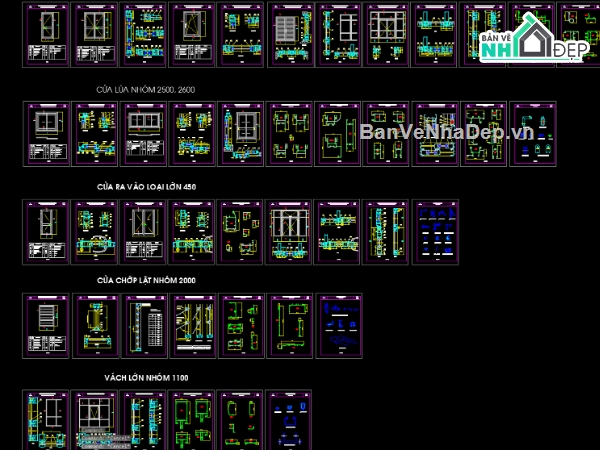 File cad,chi tiết cấu tạo,chi tiết cửa,cấu tạo cửa