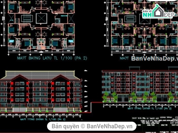 bản vẽ chung cư cao tầng,bản vẽ cad mặt bằng chung cư,chung cư cao tầng,bản vẽ cad chung cư