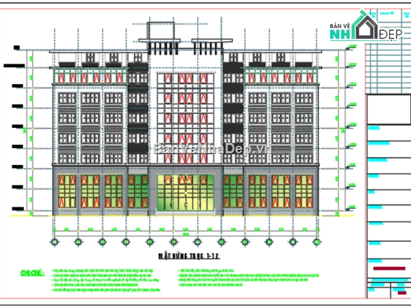 kiến trúc văn phòng,văn phòng,File cad văn phòng