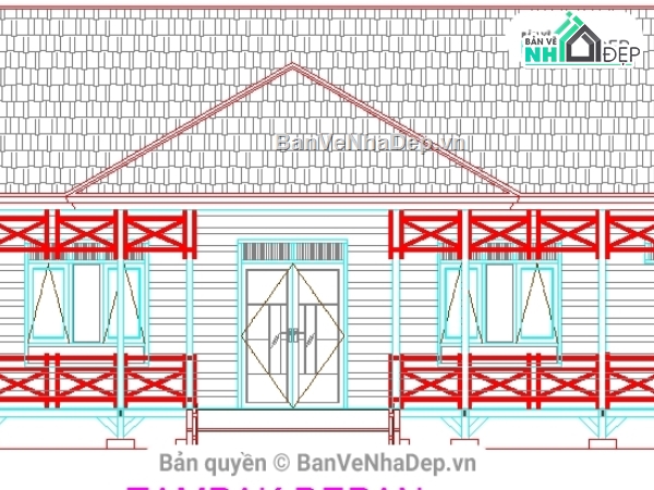 mẫu nhà ở,bản vẽ nhà ở,Bản vẽ nhà dân,bản vẽ nhà cấp 4,thiết kế nhà cấp 4