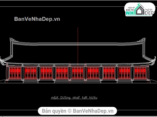 họa tiết đình chùa,chi tiết đình chùa,cấu tạo thi công đình chùa,bản vẽ cad đình chùa