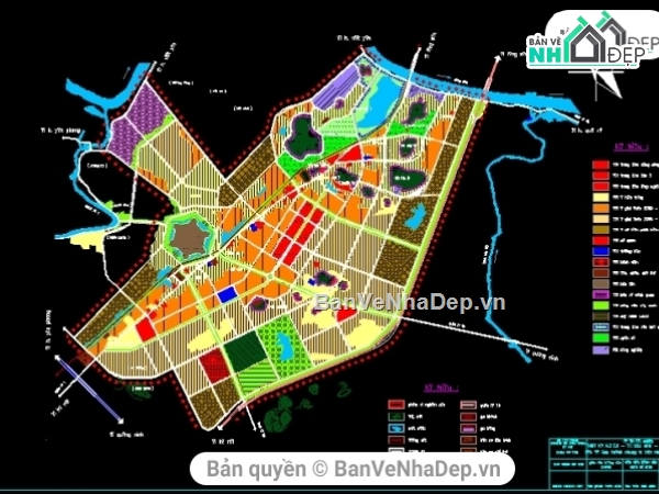 Bản vẽ quy hoạch,quy hoạch chung tỉnh Bắc Ninh đến 2020,mặt bằng tổng thể