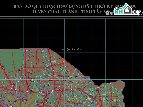 Bản đồ quy hoạch sử dụng đất,Quy hoạch sử dụng đất huyện Châu Thành,Bản đồ quy hoạch Châu Thành,bản đồ quy hoạch Tây Ninh