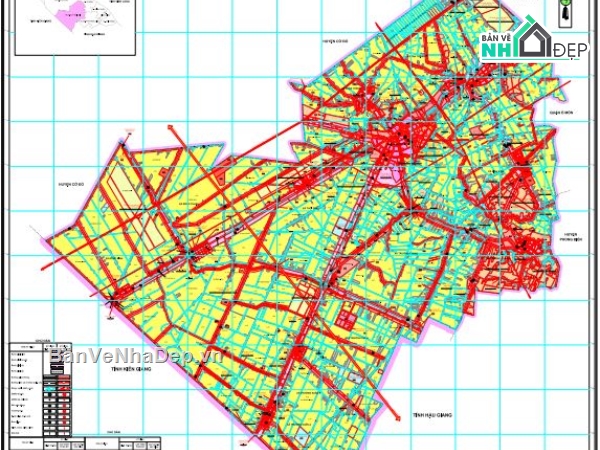 quy hoạch sử dụng đất,bản vẽ cad bản đồ quy hoạch,quy hoạch huyện,quy hoạch cần thơ