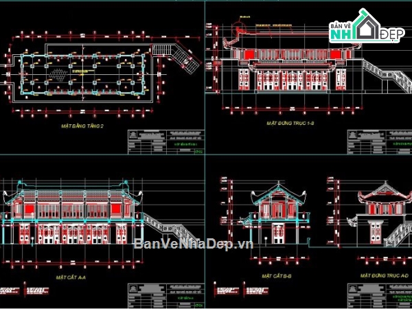 múa rối,nhà hát múa rối,bản vẽ nhà hát múa rối