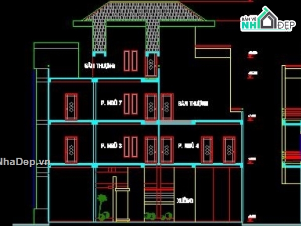 Bản vẽ nhà phố,kiến trúc đẹp,bản vẽ kiến trúc,các mẫu nhà phố đẹp