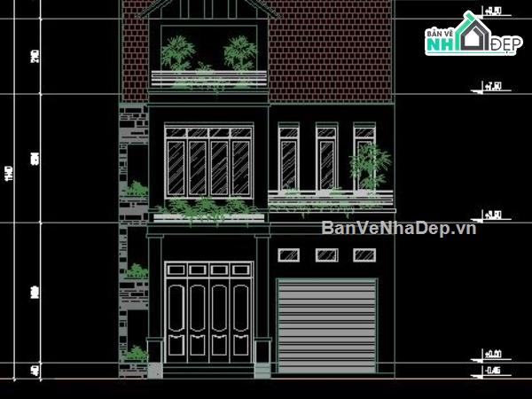 Nhà dân 7.2x13.6m,nhà 3 tầng đẹp,mẫu nhà đẹp