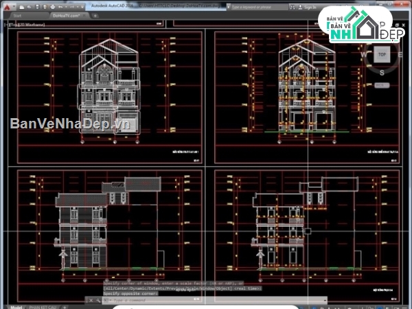 biệt thự,biệt thự phố,Kiến trúc,File thiết kế