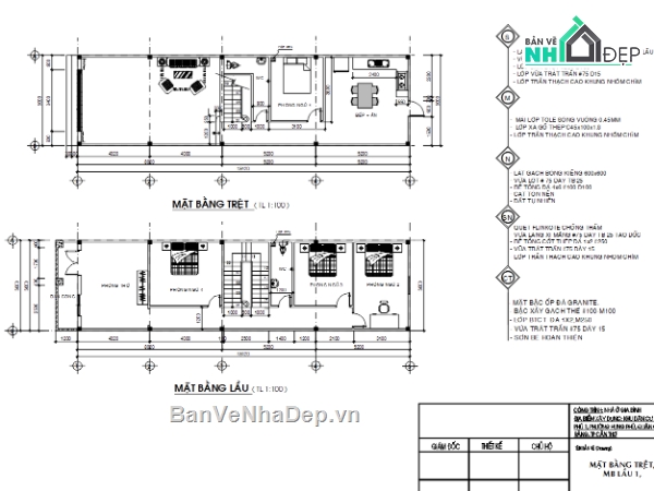bản vẽ nhà phố,nhà phố,nhà phố 2 tầng