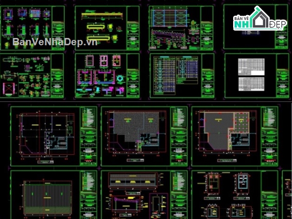 Trung tâm Thương mại Big C An Lạc,bản vẽ thiết kế tttm đẹp,bản vẽ trung tâm thương mại