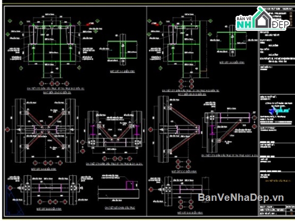 Bản vẽ cột kèo nhà xưởng 81m,Bản vẽ cửa nóc gió nhà xưởng,Bản vẽ dầm cầu trục nhà xưởng,Bản vẽ kết cấu thép nhà xưởng 81m