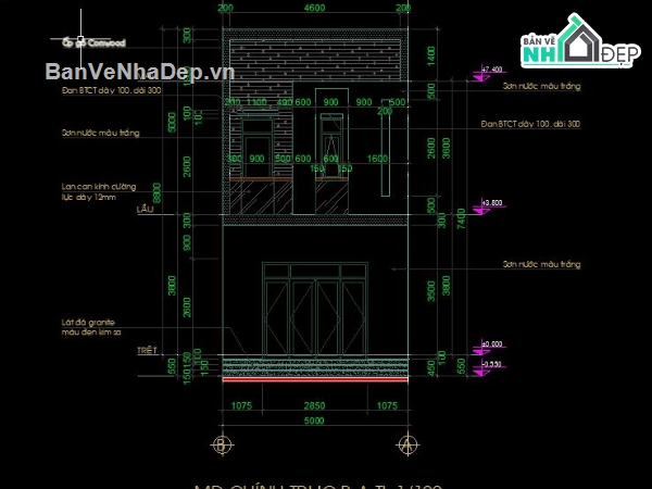 Bản vẽ Nhà phố 2 tầng,File cad Nhà phố 2 tầng,Mẫu bản vẽ Nhà phố 2 tầng,Hồ sơ nhà phố 2 tầng