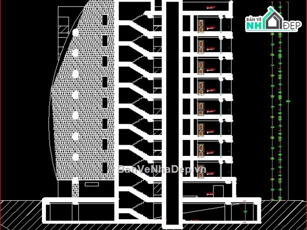 bản vẽ chung cư,kiến trúc chung cư 10 tầng,chung cư cao tầng,bản vẽ chung cư cao tầng,kiến trúc thiết kế chung cư 10 tầng
