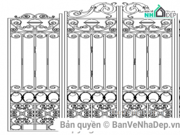 mẫu cổng đẹp,mẫu cổng xếp,cánh cổng đẹp,bản vẽ cổng,file cad cổng,thiế kế cửa cổng