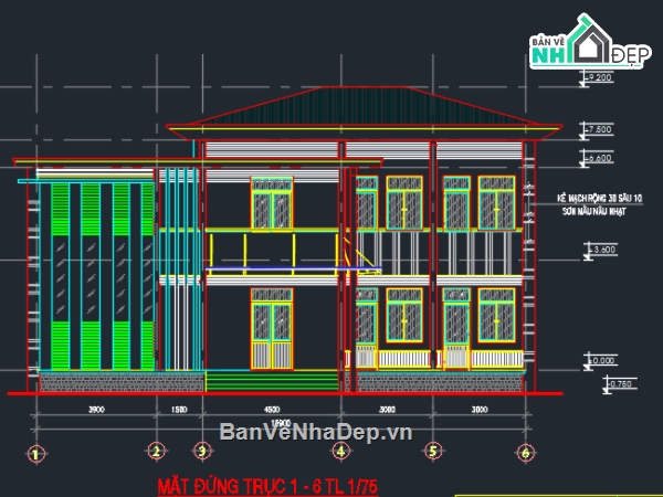Bản vẽ nhà cảng vụ,bản vẽ nhà công vụ,nhà cảng vụ