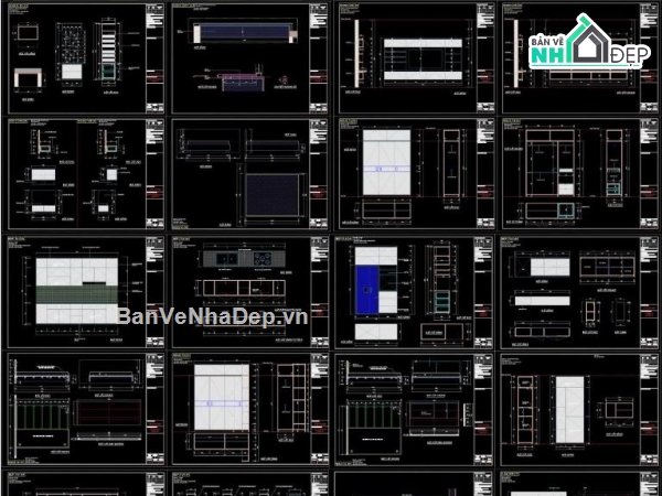 thiết kế căn hộ,nội thất căn hộ,File cad thiết kế