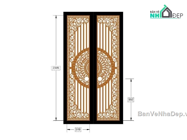 cổng 2 cánh trống đồng,file cnc cổng 2 cánh trống đồng,mẫu cổng 2 cánh trống đồng