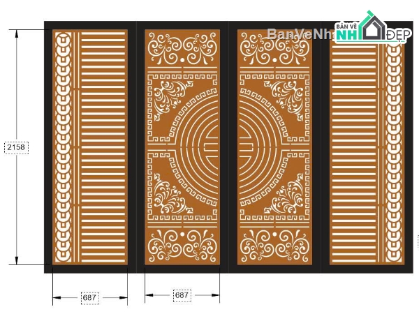 mẫu cổng đẹp,cổng dxf,cổng cnc