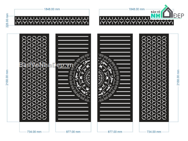 mẫu cổng 4 cánh,file cnc cổng 4 cánh,mẫu cnc cổng 4 cánh