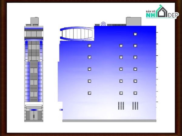 khách sạn 8 tầng,khách sạn mini,khách sạn có hầm,thiết kế khách sạn 3 sao,bản vẽ khách sạn tư nhân